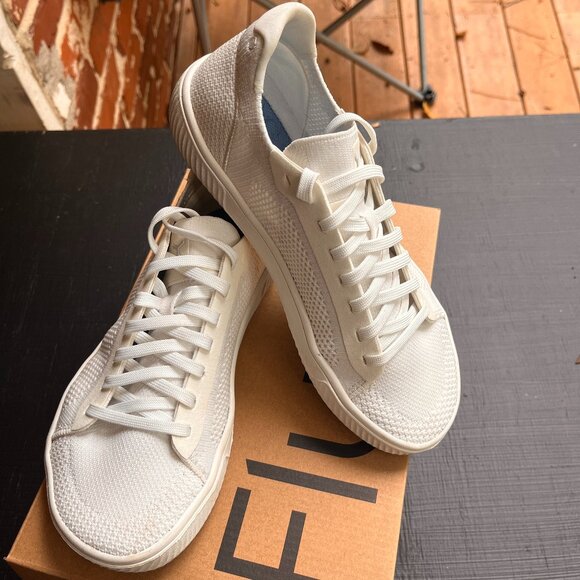 Flux Shoes - Flux Adapt Knit Trainer White M7 / W8.5